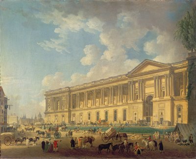 La Colonnade du Louvre, vers 1770 - Pierre Antoine Demachy